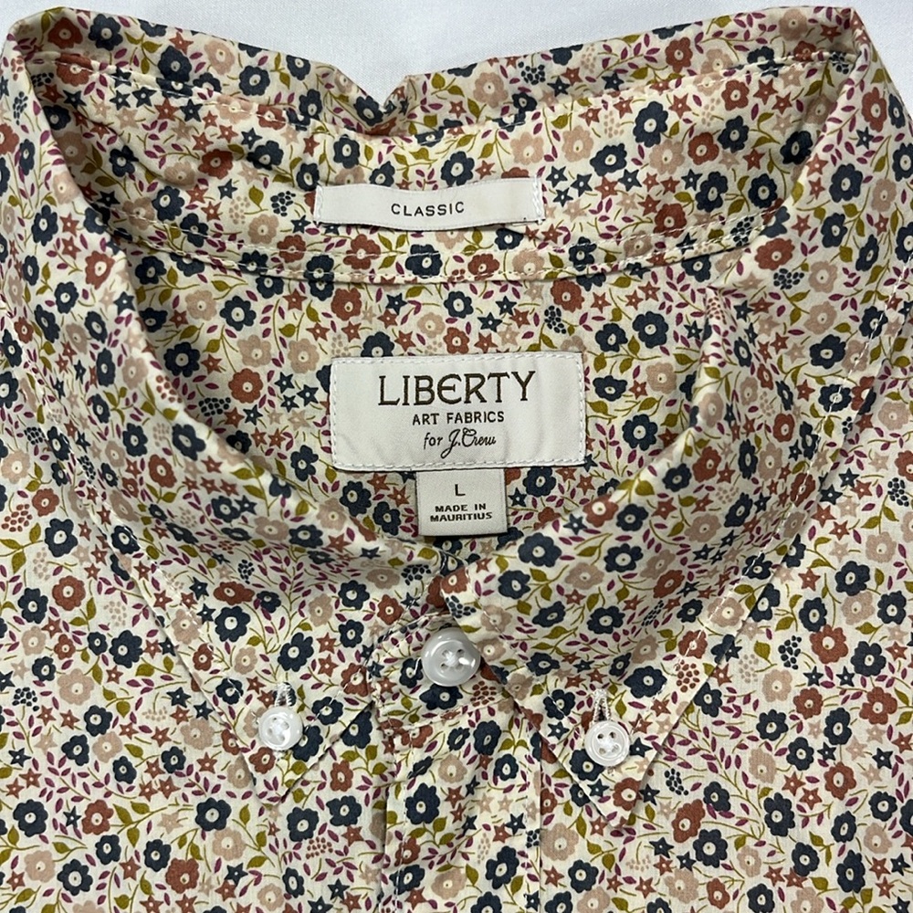 J. Crew Liberty Floral Button Down Shirt